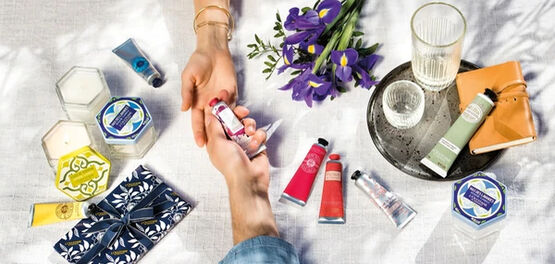 L'Occitane hand creams and candles
